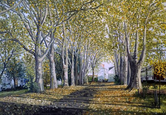 Indian Autumn - St Georges Park. (110 x 85cms).