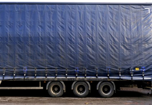 the side of a truck like the side of a world